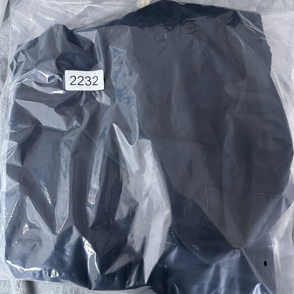 Divided By H&M Parka Jacket Mens Size Medium Hooded Full Zip Up Navy - Picture 15 of 15